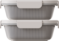 Stone Rectangular 550ml — set of 2