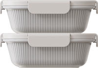 Villa White Rectangular 550ml — set of 2