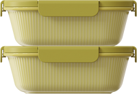 Pistachio Rectangular 1000ml — set of 2