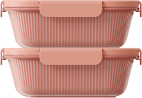 Rose Rectangular 1000ml — set of 2