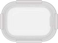 Glass Rectangular 1000ml — set of 2