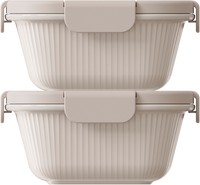 Almond Square 730ml — set of 2