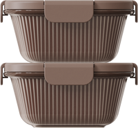 Chocolate Square 730ml — set of 2