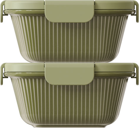 Olive Square 730ml — set of 2