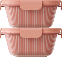 Rose Square 730ml — set of 2