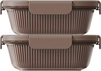 Chocolate Square 870ml — set of 2