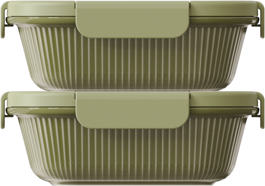 Olive Square 870ml — set of 2
