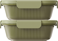 Olive Square 870ml — set of 2