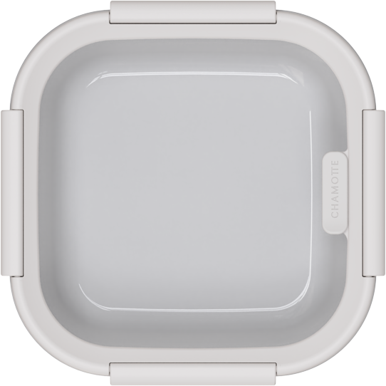 Villa White Square 870ml — set of 2