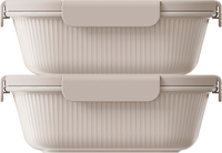 Almond Square 1500ml — set of 2