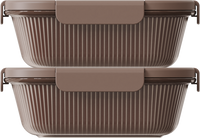 Chocolate Square 1500ml — set of 2