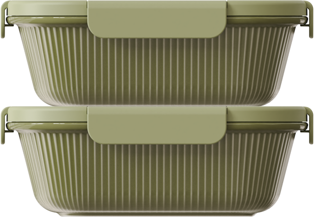 Olive Square 1500ml — set of 2