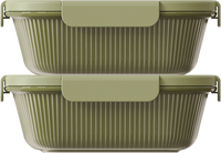 Olive Square 1500ml — set of 2